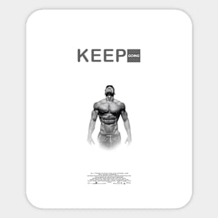 Keep going Sticker